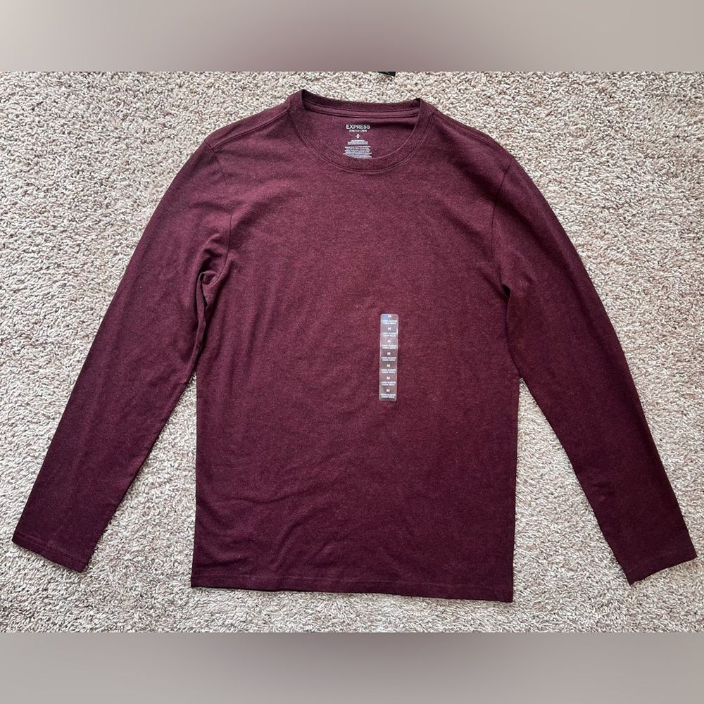 Express Long Sleeve Crew Neck Top